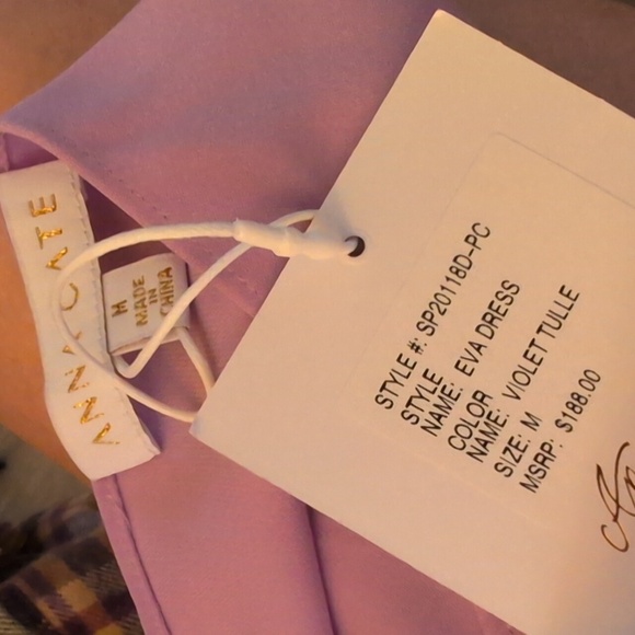 Anna Cate - Eva Flutter Sleeve Dress - Picture 4 of 4